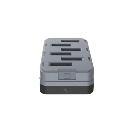 WS101 6-Slot Spare Battery Charger, Allows Charging of 6 Spare Batteries.