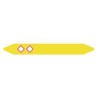 Brother Pre-Cut Pipe Marker Rolls/Yellow / Gas With Pictogram 37 X