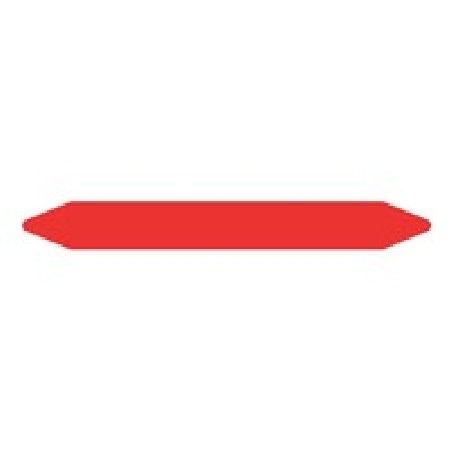 Brother Pre-Cut Pipe Marker Rolls Red //Fire 52 X 450 MM Without Pictogr