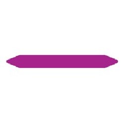 Brother Pre-Cut Pipe Marker Rolls/Violet/ACID Without Pictogram 52