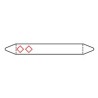 Brother Pre-Cut Pipe Marker Rolls White/With Pictograms 12 X 150 MM - PE