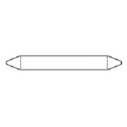 PRE-CUT PIPE MARKER ROLLS WHITE/WITHOUT PICTOGRAM 52 X 450 MM - LTZ12052FPIP