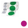 Brother Rolls OF Pre-Cut Stickers/Purple 25MM - Per Roll OF 1000 L