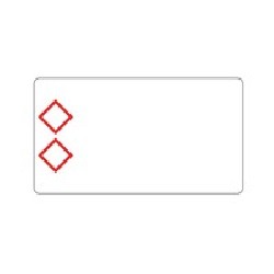 PRE-CUT AND PRE-PRINTED GHS //CLP ROLLS PICTOGRAM + TEXT 55X85 LTZ12055F2PI