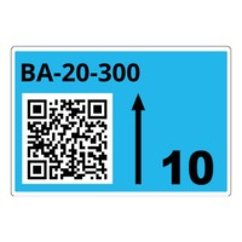 Brother Roll OF Pre-Cut Labels For 75 X/110 MM Blue Racks And Pallet RAC