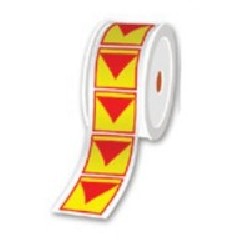 Brother Rolls OF Pre-Cut LOTO Labels/42.5 X 50 MM - Per Roll OF 500 L