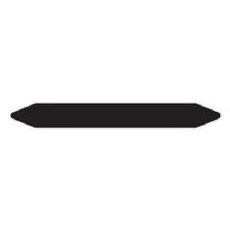 PRE-CUT PIPE MARKER ROLLS WHITE/WITHOUT PICTOGRAM 37 X 355 MM - LTZ13037FPIP