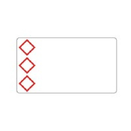 PRE-CUT AND PRE-PRINTED GHS //CLP ROLLS PICTOGRAM + TEXT 105X1 LTZ12105F3PI