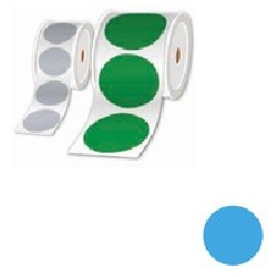 Brother Rolls OF Pre-Cut Stickers Sky/Blue 100MM - Per Roll OF 250 LAB