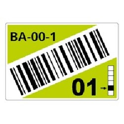 ROLL OF PRE-CUT LABELS FOR/RACKS AND PALLETS OF 55 X 85 MM LTZ17055FCB