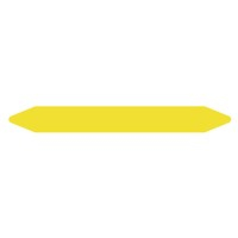 Brother Pre-Cut Pipe Marker Rolls/Yellow / Gas Without Pictogram 1