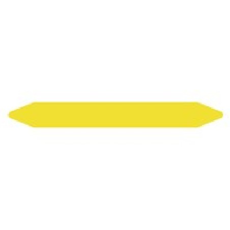 Brother Pre-Cut Pipe Marker Rolls/Yellow / Gas Without Pictogram 1