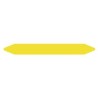 Brother Pre-Cut Pipe Marker Rolls/Yellow / Gas Without Pictogram 1