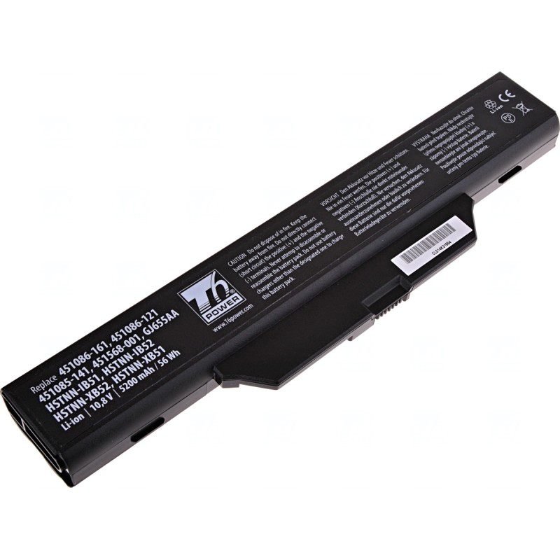 Baterie T6 Power pro HP Compaq 6530s, 6535s, 6720s, 6730s, 6735s, 6820s, 6830s, 5200mAh, 56Wh, 6cell