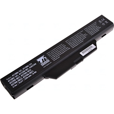 Baterie T6 Power pro HP Compaq 6530s, 6535s, 6720s, 6730s, 6735s, 6820s, 6830s, 5200mAh, 56Wh, 6cell