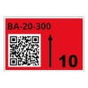 Brother Roll OF Pre-Cut Labels For 55 X/85 MM Red Racks And Pallet Racks