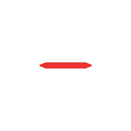 Brother Pre-Cut Pipe Marker Rolls Red //Fire 26 X 250 MM Without Pictogr