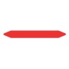 Brother Pre-Cut Pipe Marker Rolls Red //Fire 26 X 250 MM Without Pictogr