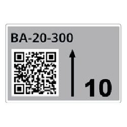 Brother Roll OF Pre-Cut Labels For 55 X/85 MM Grey Racks And Pallet Rack