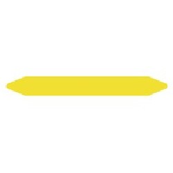 Brother Pre-Cut Pipe Marker Rolls/Yellow / Gas Without Pictogram 2