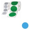 Brother Rolls OF Pre-Cut Stickers Sky/Blue 25MM - Per Roll OF 1000 LAB