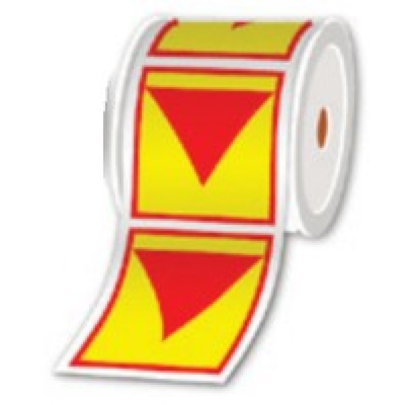 Brother Rolls OF Pre-Cut LOTO Labels 85/X 100 MM - Per Roll OF 300 Label