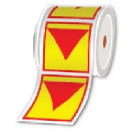 Brother Rolls OF Pre-Cut LOTO Labels 85/X 100 MM - Per Roll OF 300 Label