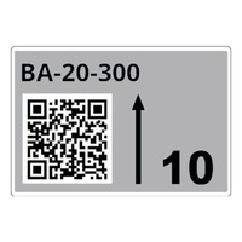 ROLL OF PRE-CUT LABELS FOR/RACKS AND PALLETS 75 X 110 MM GR LTZ1A075FQR