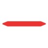 Brother Pre-Cut Pipe Marker Rolls Red //Fire 12 X 150 MM Without Pictogr
