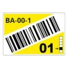 ROLL OF PRE-CUT LABELS FOR/RACKS AND PALLETS OF 55 X 85 MM LTZ16055FCB