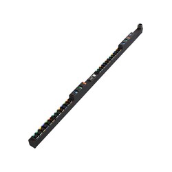 Vertiv PowerIT High Density Rack PDU, 60A/63A, Monitored Outlet Level, 240/415V WYE, Vertical, 24 Combination C13/C19