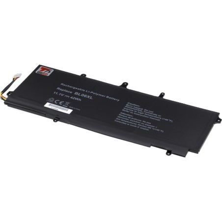 Baterie T6 Power pro HP EliteBook Folio 1040 G1, 1040 G2, 3800mAh, 42Wh, 6cell, Li-pol
