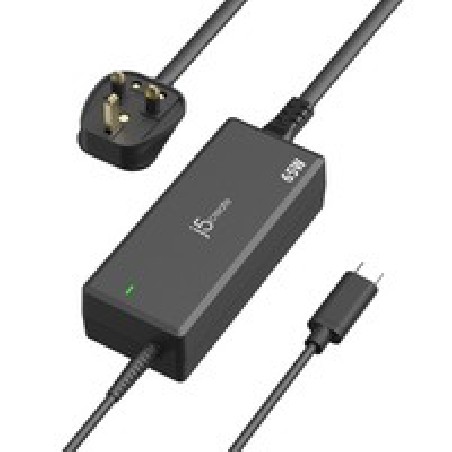 J5Create 65W PD USB-C Power Adapter - UK/