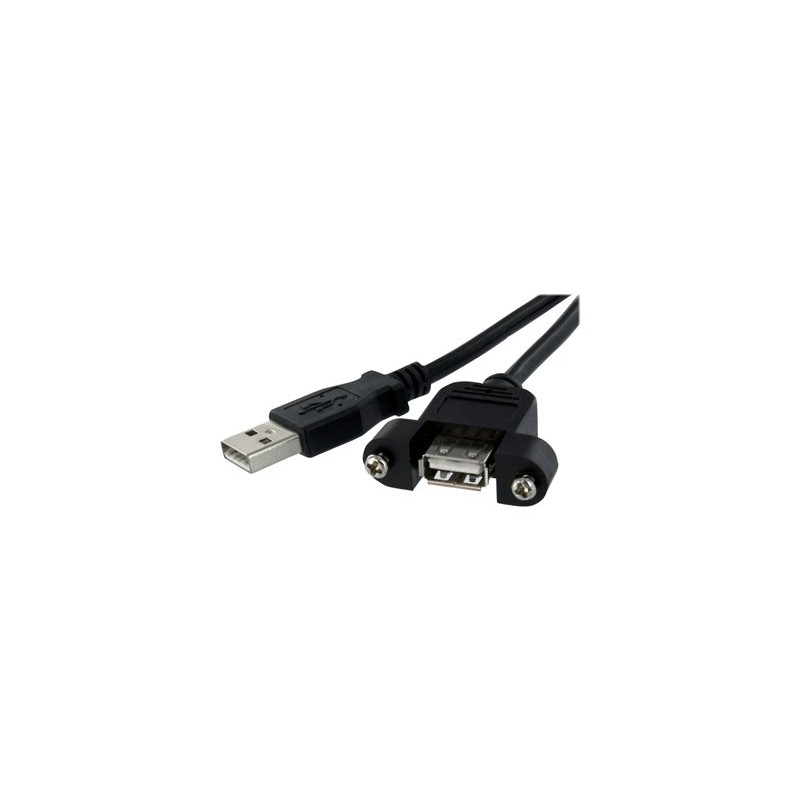 Startech 3FT Panel Mount USB Cable A-A/.