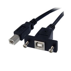 1FT USB 2.0 PANEL MOUNT CABLE/.