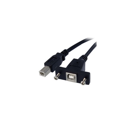 Startech 1FT USB 2.0 Panel Mount Cable/.