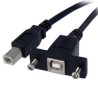 1FT USB 2.0 PANEL MOUNT CABLE/.