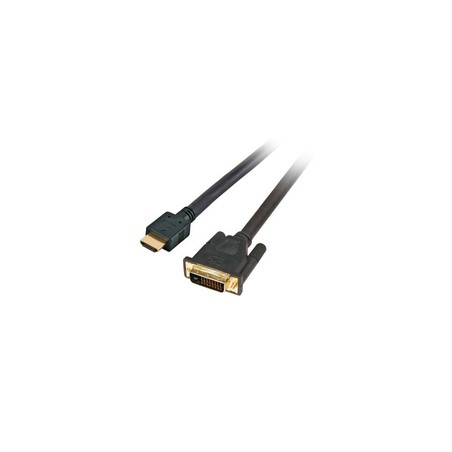 Mcab 2M HDMI DVI -D 24+1 Cable Gold/M/M Full HD Black
