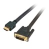 Mcab 2M HDMI DVI -D 24+1 Cable Gold/M/M Full HD Black