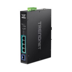 5-PORT INDUSTRIAL GIGABIT POE+/DIN-RAILSWITCH