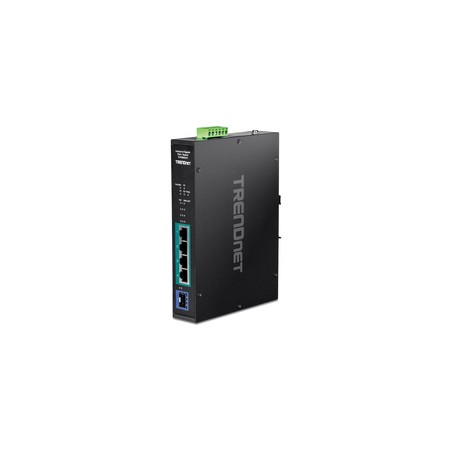 5-PORT INDUSTRIAL GIGABIT POE+/DIN-RAILSWITCH