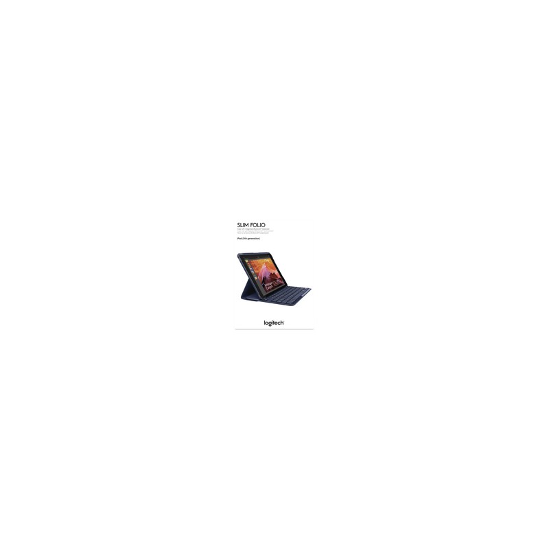 Logitech Slim Folio Carbon Black FRA/Central
