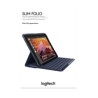 Logitech Slim Folio Carbon Black FRA/Central