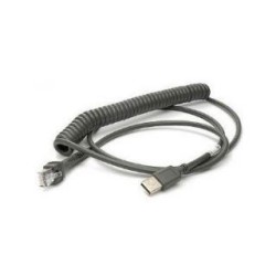 CABLE - SHIELDED USB: SERIES A, 9', COILED, BC1.2 (HIGH CURRENT), -30C CBAUF6C12ZAR