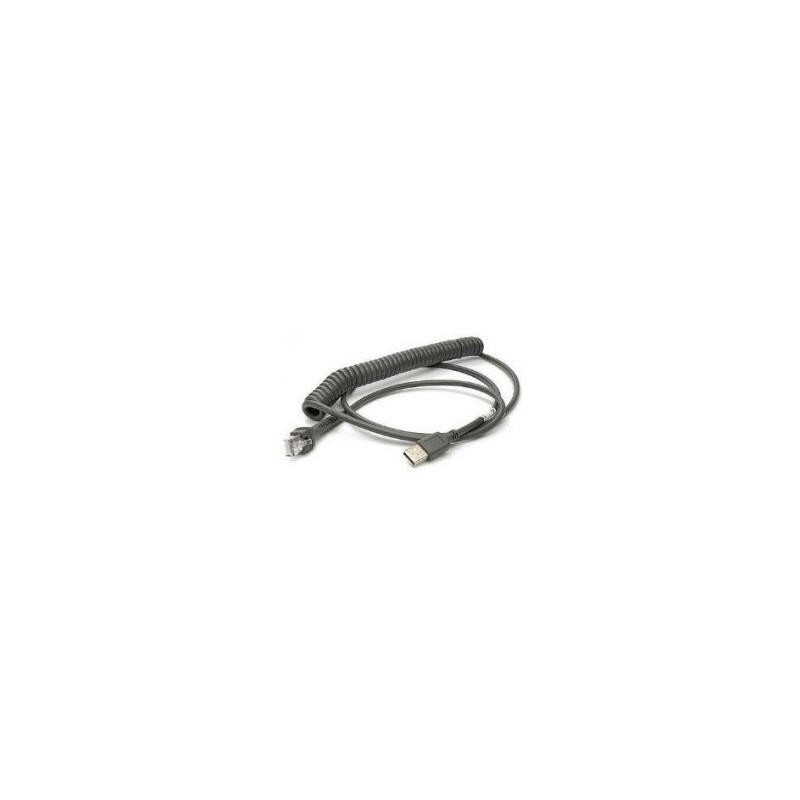 CABLE - SHIELDED USB: SERIES A, 9', COILED, BC1.2 (HIGH CURRENT), -30C CBAUF6C12ZAR