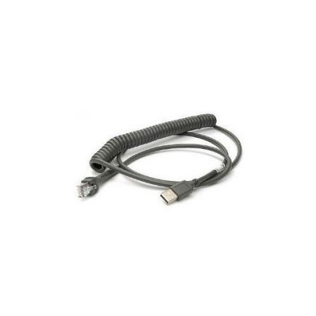 CABLE - SHIELDED USB: SERIES A, 9', COILED, BC1.2 (HIGH CURRENT), -30C CBAUF6C12ZAR