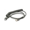 CABLE - SHIELDED USB: SERIES A, 9', COILED, BC1.2 (HIGH CURRENT), -30C CBAUF6C12ZAR