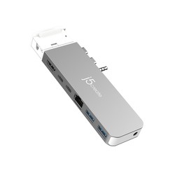 J5Create 4K60 Elite Pro USB4 Hub With/MagSafe Kit Space Grey/White