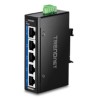 5-PORT INDUSTRIAL GIGABIT/DIN-RAIL MINI SWITCH