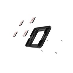 UNIVERSAL INVISIBLE MOUNT/BRANDABLE FLOOR STAND - BLACK